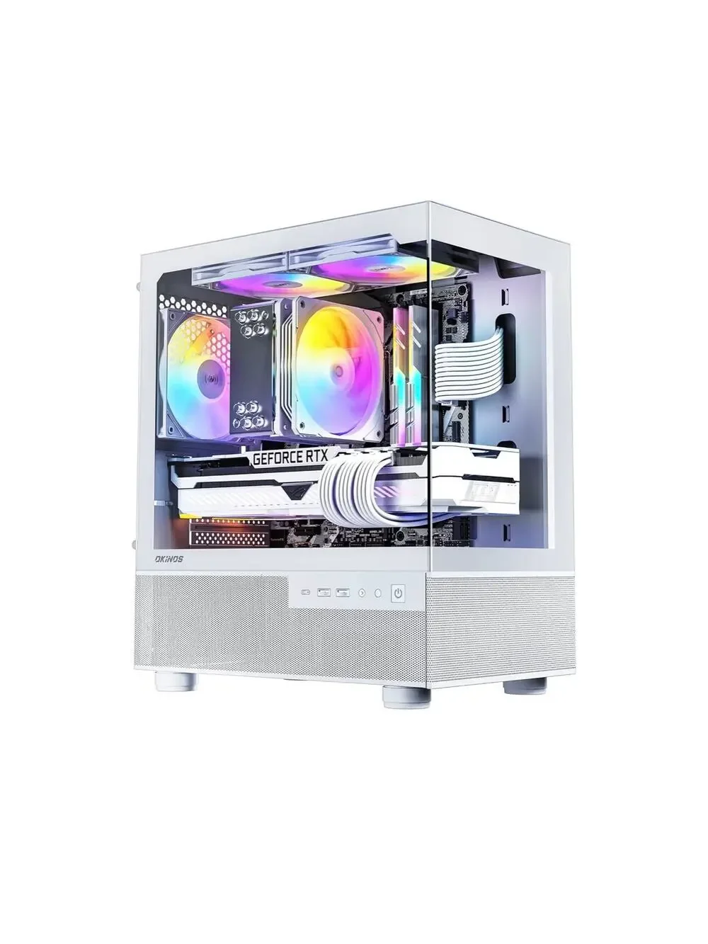 OKINOS AQUA 3 ARGB Micro-ATX Mini Tower PC Case